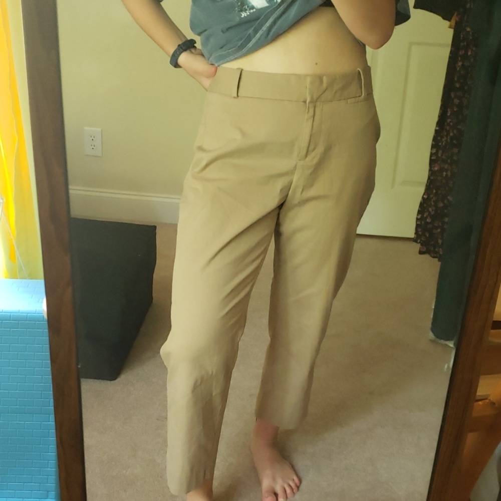 Talbots curvy khaki pants size 4